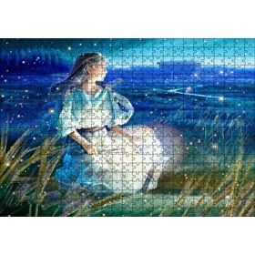 Cakapuzzle Perisi ve Buğday Başakları Mdf 500 Parça Puzzle