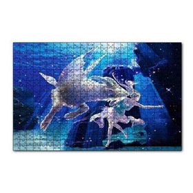 Cakapuzzle Perisi ve Koç Burcu Görseli 120 Parça Ahşap Puzzle