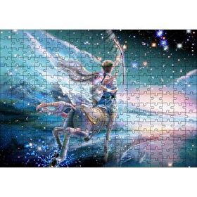 Cakapuzzle Perisi ve Yay Burcu Görseli 120 Parça Ahşap Puzzle