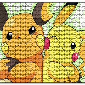 Cakapuzzle Pikachu And Raichu Mdf 120 Parça Puzzle