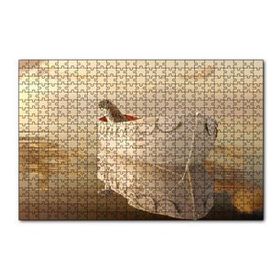 Cakapuzzle Pinin Yaşamı Kaplan ve Sandal 120 Parça Ahşap Puzzle