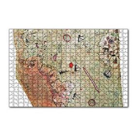 Cakapuzzle Piri Reis Haritası 120 Parça Ahşap Puzzle