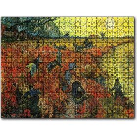 Cakapuzzle Pirinç Tarlaları Köylüler ve Güneş Mdf 1000 Parça Puzzle