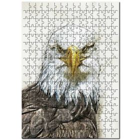 Cakapuzzle Pirizma Özellikli Sarı Gagalı Kartal Mdf 255 Parça Puzzle