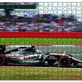 Cakapuzzle Pisteki Yarış Otomobil Ahşap 500 Parça Puzzle