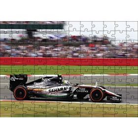 Cakapuzzle Pisteki Yarış Otomobil Mdf 120 Parça Puzzle