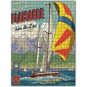 Cakapuzzle Plaisance Yelkenli Yat Görseli Ahşap 1000 Parça Puzzle