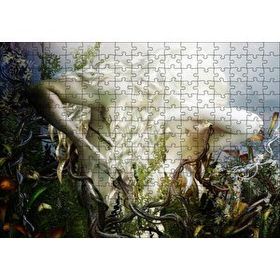 Cakapuzzle Platin Saçlı Mistik Kadın 120 Parça Ahşap Puzzle