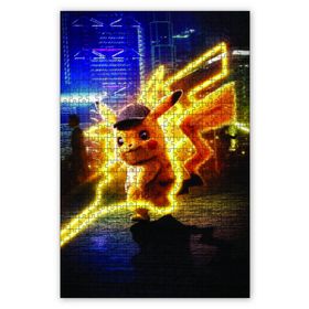 Cakapuzzle Pokemon Detective Pikachu Ahşap 500 Parça Puzzle