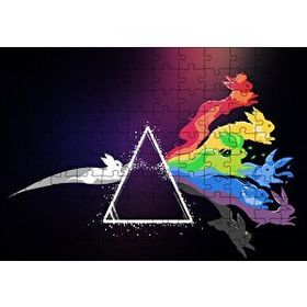 Cakapuzzle Pokemon Go Prizmatik Tavşanlar 120 Parça Ahşap Puzzle