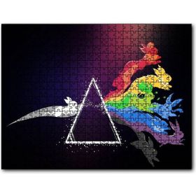 Cakapuzzle Pokemon Go Prizmatik Tavşanlar Mdf 1000 Parça Puzzle