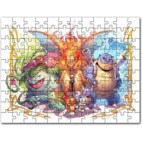 Cakapuzzle Pokemon Karekterler Mdf 255 Parça Puzzle