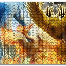 Cakapuzzle Pokemon Parlayan Efsaneler Görseli Mdf 120 Parça Puzzle