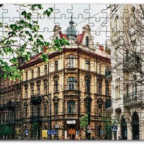 Cakapuzzle Polonya Krakov Şehir Manzarası Mdf 120 Parça Puzzle