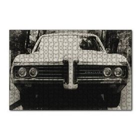Cakapuzzle Pontiac Otomobil Siyah Beyaz Fotoğraf 120 Parça Ahşap Puzzle