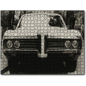 Cakapuzzle Pontiac Otomobil Siyah Beyaz Fotoğraf 255 Parça Puzzle