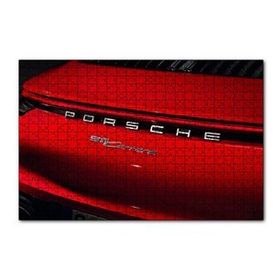 Cakapuzzle Porsche 911 Carrera Arka Yakın Plan 120 Parça Ahşap Puzzle