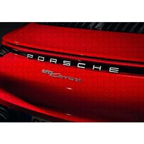 Cakapuzzle Porsche 911 Carrera Arka Yakın Plan 120 Parça Ahşap Puzzle