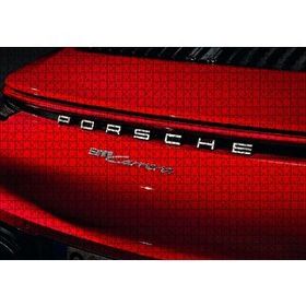 Cakapuzzle Porsche 911 Carrera Arka Yakın Plan 120 Parça Ahşap Puzzle