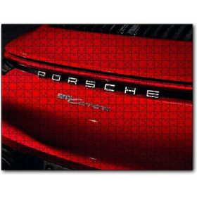 Cakapuzzle Porsche 911 Carrera Arka Yakın Plan Mdf 120 Parça Puzzle