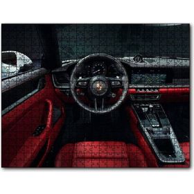 Cakapuzzle Porsche 911 Carrera Cabrio İç Görünüş Mdf 500 Parça Puzzle