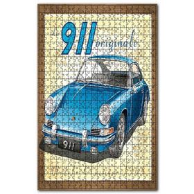 Cakapuzzle Porsche 911 Kılasik Modeli Görseli Ahşap 255 Parça Puzzle