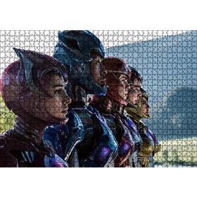 Cakapuzzle Power Rangers Hepsi Bir Arada Ahşap 1000 Parça Puzzle
