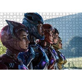 Cakapuzzle Power Rangers Hepsi Bir Arada Ahşap 500 Parça Puzzle