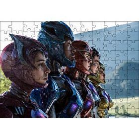 Cakapuzzle Power Rangers Hepsi Bir Arada Mdf 120 Parça Puzzle