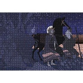 Cakapuzzle Prens Büyücü ve Siyah At 120 Parça Ahşap Puzzle