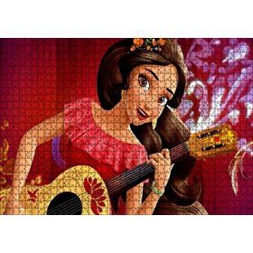 Cakapuzzle Prenses Elena Gitar Çalıyor 120 Parça Ahşap Puzzle
