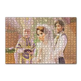 Cakapuzzle Prenses Rapunzel Evlenme Töreni Görseli 120 Parça Ahşap Puzzle