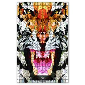 Cakapuzzle Prizmatik Kaplan Ahşap 1000 Parça Puzzle