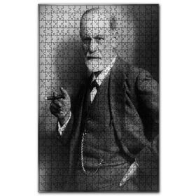 Cakapuzzle Psikanalist Sigmund Freud Purolu Portre Ahşap 255 Parça Puzzle