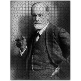 Cakapuzzle Psikanalist Sigmund Freud Purolu Portre Ahşap 255 Parça Puzzle