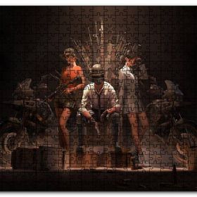 Cakapuzzle Pubg Karakterler Silahlar Araçlar Arkaplan Mdf 120 Parça Puzzle