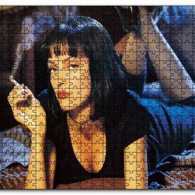 Cakapuzzle Pulp Fiction Ucuz Roman 1994 Görseli Mdf 120 Parça Puzzle