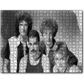 Cakapuzzle Queen Grup Üyeleri Siyah Beyaz Mdf 500 Parça Puzzle