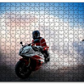 Cakapuzzle Racing Motorsiklet Patinaj Mdf 1000 Parça Puzzle