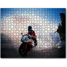Cakapuzzle Racing Motorsiklet Patinaj Mdf 1000 Parça Puzzle