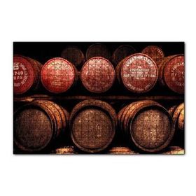 Cakapuzzle Raflarda Tahıl Suyu Fıçıları 120 Parça Ahşap Puzzle