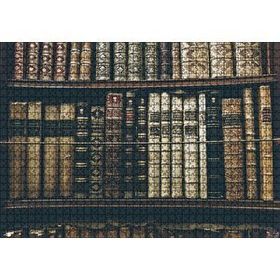 Cakapuzzle Rafta Dizilmiş Eski Kitaplar Mdf 1000 Parça Puzzle