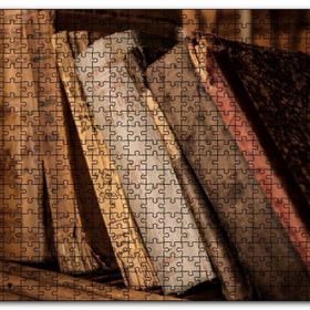 Cakapuzzle Rafta Eski Antika Kitaplar Mdf 120 Parça Puzzle