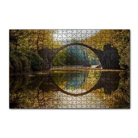 Cakapuzzle Rakotz Köprüsü Görseli 120 Parça Ahşap Puzzle