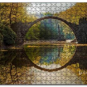 Cakapuzzle Rakotz Köprüsü Görseli Mdf 1000 Parça Puzzle
