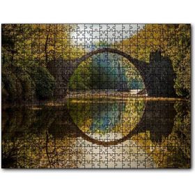Cakapuzzle Rakotz Köprüsü Görseli Mdf 1000 Parça Puzzle
