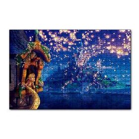 Cakapuzzle Rapunzel Masalı Ve Şato 120 Parça Ahşap Puzzle