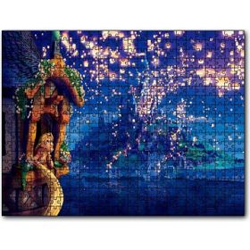 Cakapuzzle Rapunzel Masalı ve Şato Mdf 1000 Parça Puzzle