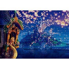 Cakapuzzle Rapunzel Masalı ve Şato Mdf 1000 Parça Puzzle