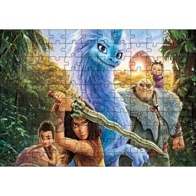 Cakapuzzle Raya ve Son Ejderha Mdf 120 Parça Puzzle